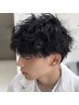 メンズカット＋パーマ 　[韓国/レイヤーカット/前髪カット/顔周り]