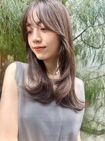 20/30代顔まわりカットフェイスレイヤー後れ毛カットレイヤー