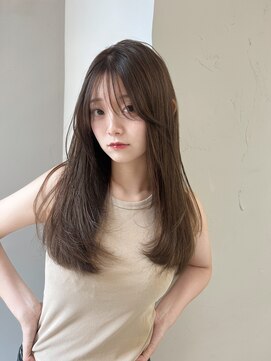 ボタン シブヤ(VOTAN SHIBUYA) オリーブ/ベージュ/透明感カラー/レイヤーカット/髪質改善/渋谷