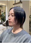 ショートウルフカット/ナチュラルウルフ/顔まわりレイヤーカット