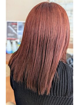 ヴィサージュオーク(VISAGE oak) 艶やか！大人レッドブラウンカラー