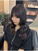 グレージュ×レイヤーカット
