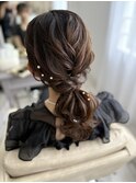 ヘアセット（ポニーテール）