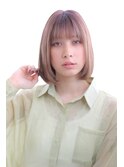 【スズハタコウヘイ】ブラウン　ベージュカラー　ボブ