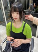 【インナーカラー×レイヤーボブ】