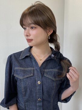 ノイ 銀座(noi) 顔周りレイヤーカットベージュカラーくびれレイヤーカット