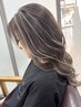 白髪ぼかしハイライト＋カラー＋質感トリートメント ￥14000