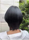 ひし形ショートボブ