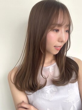 モッズヘア 越谷(mod's hair) ココアベージュ/艶カラー/フェアリーレイヤー/韓国ヘアp越谷