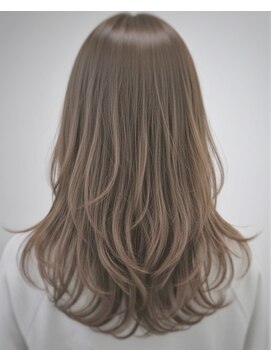 アンドモア(and MORE) ロングレイヤースタイル