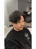 【波巻きスパイラル×センターパート】