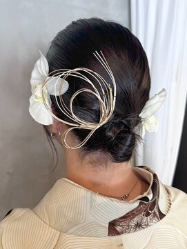 キリ 逗子(kiri) 逗子葉山ヘアセットヘアメイクタイトアレンジ着物和装結婚式R28