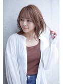 【脱白髪染め対応】透明感を残したハイトーンのハイライト