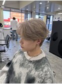 毛流れセンターパート