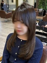 サンバイセライロ 千葉(SAN. by celilo)&nbsp;レイヤーカット＊透明感ベージュ/韓国ヘア/千葉駅/MINA