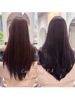 カラフクオカ 薬院駅前(Cara FUKUOKA)&nbsp;ラベンダーグレージュカラー《髪質改善水素カラー＋カット》
