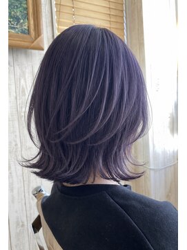 ゴエン(goen hair lounge) 外ハネレイヤー