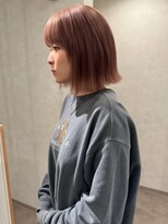 リタ(Lita.)&nbsp;ピンクベージュ/ハイトーン/切りっぱなしボブ/小顔【新保/青江】