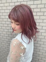 シエ バイ ケンジ 湘南台(sie by KENJE)&nbsp;ダークパープル/ナチュラルショート/夏のヘアアレンジ/湘南台
