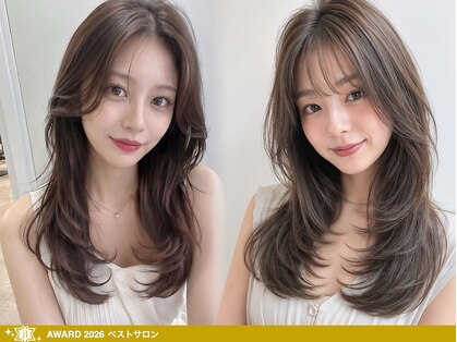 Refa公式プレミアムサロン　個室美容室Zina神戸三宮　髪質改善レイヤーカットの写真