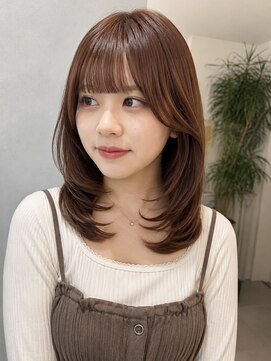 フォト イケブクロ(foto IKEBUKURO) 池袋/結べる小顔ミディアムレイヤー/顔まわり/10代20代30代