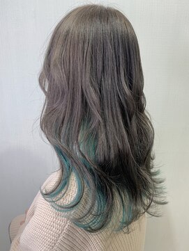 リジョイスヘア エン(REJOICE hair EN) 【REJOICE hair EN】グレージュ×サワーグリーン　担当AKIRA