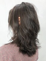 アイティー バイ アルバム 中野店(IT by ALBUM)&nbsp;オリーブミディ_ローライトスリークボブ厚めバング_ba282183