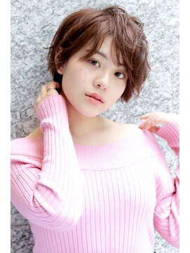 ラフィス ヘアー グランド 金山店(La fith hair grand) 【La fith】 ピンクブラウン×ショートスタイル