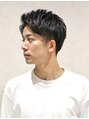 ヘアーアンドグルーミング ヨシザワインク(HAIR&GROOMING YOSHIZAWA Inc.) 黒髪ツーブロック爽やかアップバング束感ビジカジ<理容室>