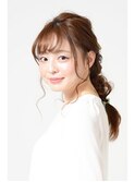 編みおろしロングダウンスタイル