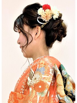 デザインヘアーピアジェ 八木店(DESIGN HAIR PIAGET) ☆2022年・ピアジェ成人式☆最新アップ&着付&メイク☆