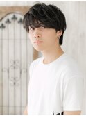 ダークアッシュ×グランマッシュ抜け感ヘアa