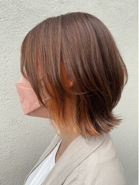 アマンヘアーイースト 吉祥寺東口店(Aman hair-e) ボブレイヤー×インナーカラー2022S/S【Amanhair-e吉祥寺】