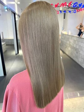 ゲーム 原宿店(GAME) ダブルカラーミルクティーベージュカラーケアブリーチハイトーン