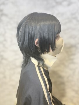 タヤ 東急百貨店吉祥寺店(TAYA) ミディアムマッシュウルフ/ブルーブラック/マットブラック