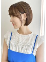 ミチオ ノザワ ヘアサロン ギンザ(Michio Nozawa HAIR SALON Ginza)&nbsp;丸みボブ×似合わせカット【瀧上丈司】