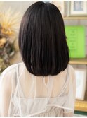 アッシュブラック大人かわいいエアストレートc3大宮20代30代40代