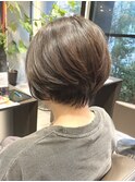 【木村】マットブラウン×ショートボブ