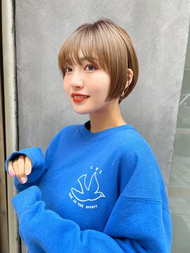 シー バイ ロンド 新宿(Sea by Lond) 黒髪×くらげヘアー[小顔/ココアベージュ/オリーブグレー]