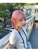 ホワイトピンク/ペールピンク#ハイトーンショート