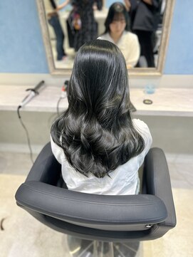 アソビセカンド 原宿(ASOBI 2nd) 前髪/マチルダボブ/ピンクベージュ/インナーグレージュ/ブルー