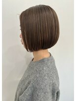 アトリエM&nbsp;子育てママさんに大人気！襟足ギリギリの時短ミニボブ