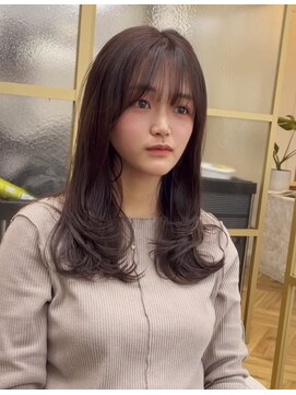 トッカ 三ノ宮店(tocca) レイヤーカット/顔まわりカット/ピンクアッシュ