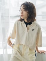 トレヘアー 京都 烏丸(tRe hair)&nbsp;ニュアンスボブ　くびれヘア　チェリーブラウン