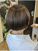 楽ちんショートボブ