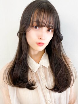エルブロッサム 北上尾店(L-Blossom) 大人美人艶カラーベージュ小顔カット透明感レイヤーロング
