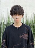メンズマッシュ／ニュアンスパーマ／メンズヘア／ナチュラルヘア
