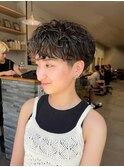ショートボブパーマ20代30代40代ショートパーマショート