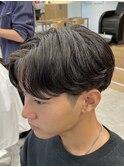 ニュアンスパーマ毛流れフェザーパーマ新潟メンズパーマ