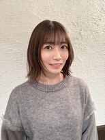 フィーカ(fiica) 似合わせカット　ロブ　ミディアムヘア